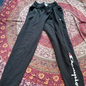 Black champion joggers